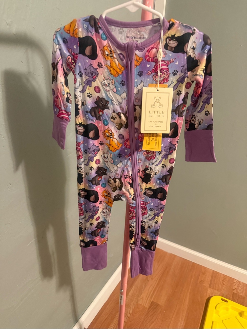 Little Snuggles 9/12 Dazzling Duos Purrfect Cats Bamboo Zippy *New with Tags*
